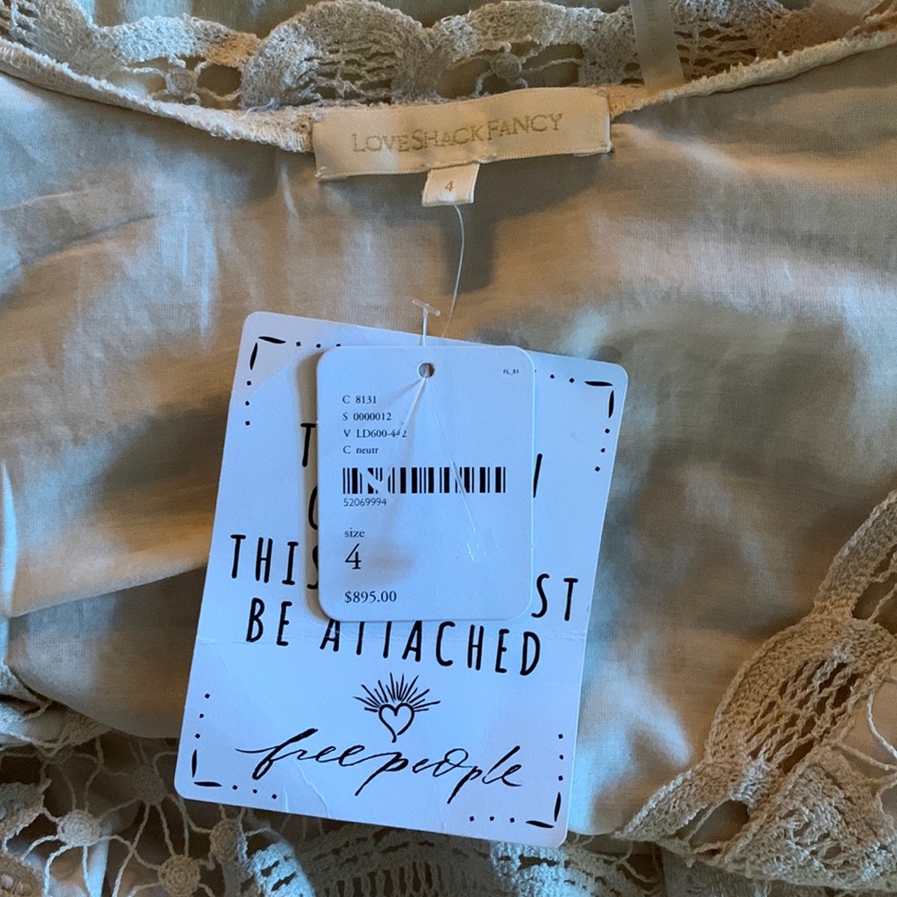 LoveShackFancy Cream Maxi Dress - Picture 13 of 16